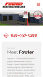 Mobile Screenshot of fowlerheatingandcooling.com